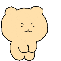 brokenbear thanks thankyou 인사 감사 Sticker