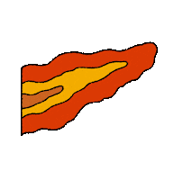 Fire Lava Sticker