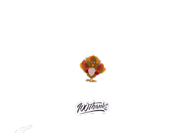 Happy Thanksgiving Turkey Day Sticker by 100Thanks