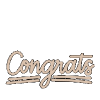 Congrats Sticker