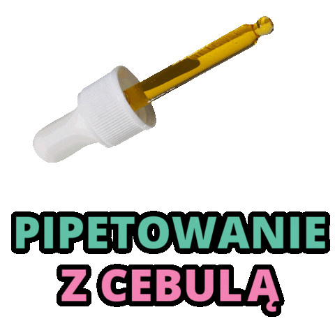 CallunaMedica giphyupload calluna pipetowanie z cebulą pipeta Sticker