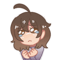 Puppy Eyes Please Sticker