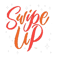 laurabolterdesign swipe up stars swipe lettering Sticker