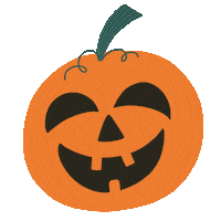 Halloween Orange Sticker