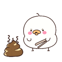 Chick Irritation Sticker by catgrass