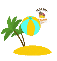 Fun Summer Sticker by Malibu Rum