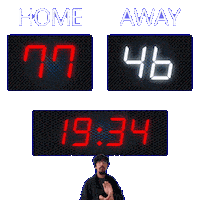 46 Away Sticker