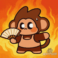 Summer Melting GIF by Chimpers