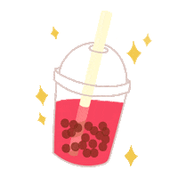 Bubble Tea Boba Sticker by Tapioca Lounge