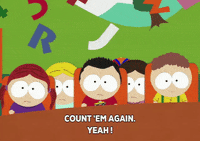 happy counting GIF by South Park 