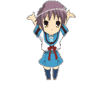 Suzumiya Haruhi Sticker Sticker