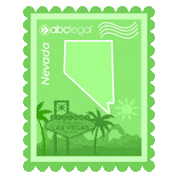 Las Vegas Letter Sticker by ABCLegal