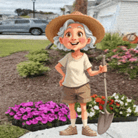Spring Planting Flowers GIF