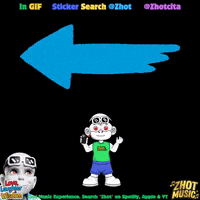Glasses Arrow Left GIF by Zhot Music