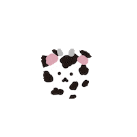 chanibear bear cow haveagoodday chanibear Sticker
