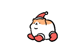 Cat Christmas Sticker by FATZOO
