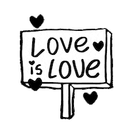 Love Is Love Hearts Sticker by Amnesty International NL