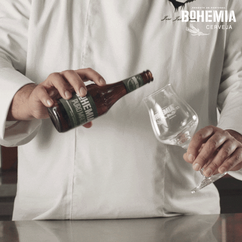 CervejaBohemia chef cerveja bebida brinde GIF