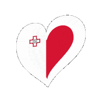 Heart Malta Sticker by Eurovision Song Contest