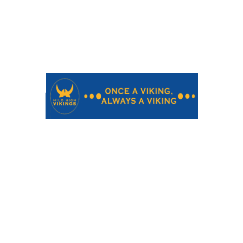hilohighschool vikings hilo goviks bluegold Sticker