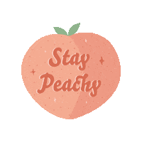 sugarenchantment aesthetic peach girly peaches Sticker