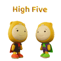 High Five Winning Team Sticker by Gumazing