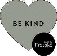 Be Kind Love Sticker by made by Fressko