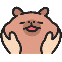 Capybara 軟 Sticker