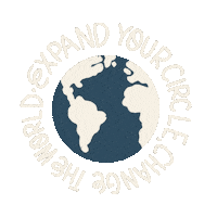 moreofthat world motivation earth circle Sticker