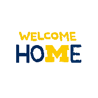Go Blue Michigan Wolverines Sticker by University of Michigan