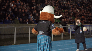 Mascot Clyde GIF by Glasgow Warriors