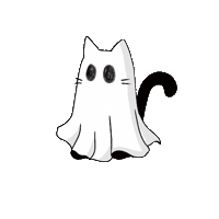Cat Halloween Sticker