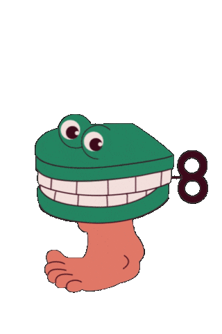 Craftmatik teeth mouth chompie natanderson Sticker
