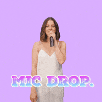 White Dress Mic Drop GIF by ABC Music