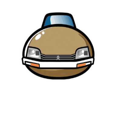 yosfjwk car cars citroen carwaee Sticker