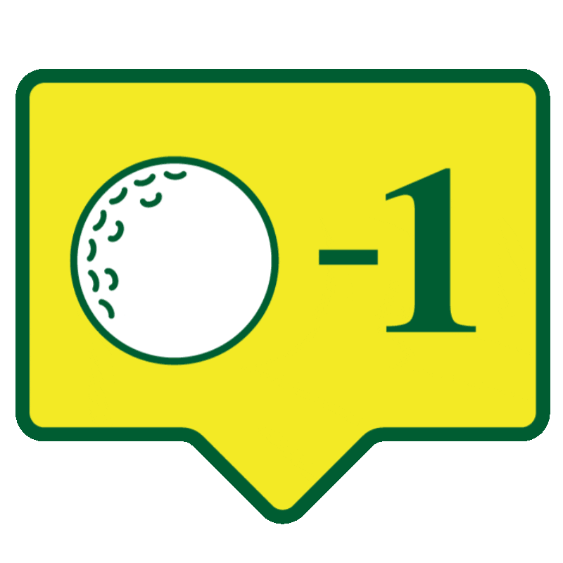 masters tournament golf Sticker