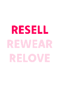 maedchenflohmarkt vintage secondhand preloved resell Sticker
