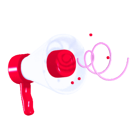 Megaphone Sticker by Sh*t You Should Care About