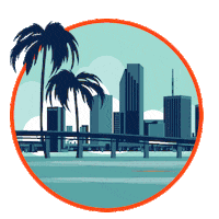 miami al Sticker by Almundo
