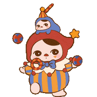 Clown Circus Sticker by POP MART