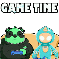 Playing Together Video Game Sticker by SuperVerse