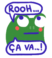 France Wow Sticker by Eledraws (Eleonore Bem)