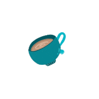 Coffee Fall Sticker