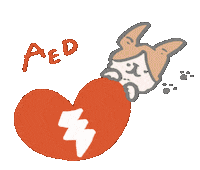 Dog Aed Sticker