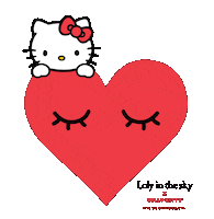 Cat Love Sticker by Loly in the sky