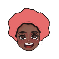 Negra Cacheada Sticker