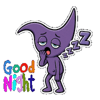 Sleepy Good Night Sticker by CwaZyVerse
