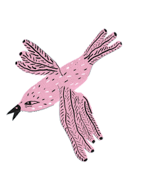 Bird Doodle Sticker by Junkyard