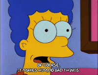 Sad Season 3 GIF by The Simpsons