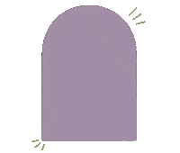 Naturofeel purple organic window geometric Sticker